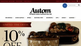 What Autom.com website looks like in 2024 