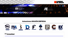 What Aragonempresa.com website looks like in 2024 