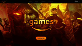 What Amazongames.com website looks like in 2024 