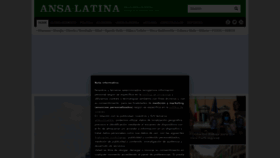 What Ansalatina.com website looks like in 2024 