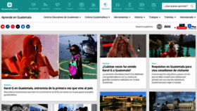 What Aprende.guatemala.com website looks like in 2024 