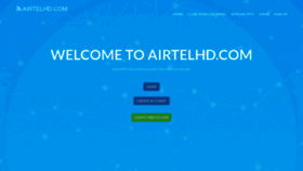 What Airtelhd.com website looks like in 2024 