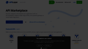 What Apilayer.com website looks like in 2024 