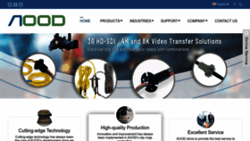 What Aoodtech.com website looks like in 2024 
