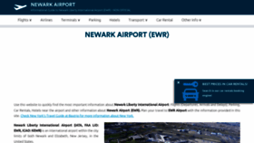 What Airport-ewr.com website looks like in 2024 