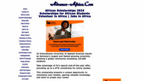 What Advance-africa.com website looks like in 2024 