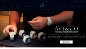 What Aviandco.com website looks like in 2024 
