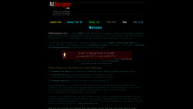 What Addesigner.com website looked like in 2024 (1 year ago)
