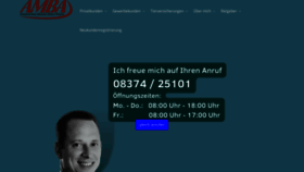 What Amba-versicherungen.de website looks like in 2024 