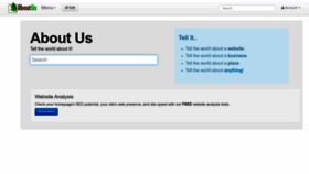 What Aboutus.org website looks like in 2024 