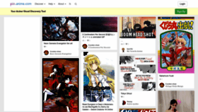 What Anime.com website looks like in 2024 