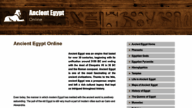 What Ancient-egypt-online.com website looks like in 2024 