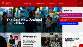 What Asianz.org.nz website looks like in 2024 