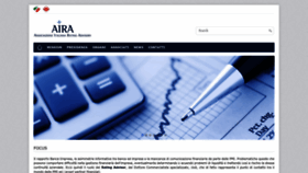 What Aira-italia.it website looks like in 2024 