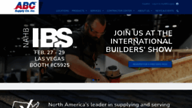 What Abcsupply.com website looks like in 2024 