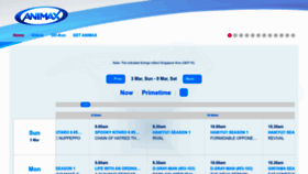 What Animax-asia.com website looks like in 2024 