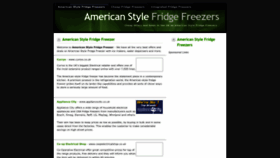What Americanstylefridgefreezer.co.uk website looks like in 2024 