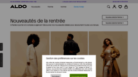 What Aldoshoes.fr website looks like in 2024 