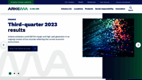 What Arkema-inc.com website looked like in 2024 (1 year ago)