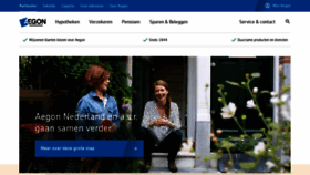 What Aegon.nl website looked like in 2024 (2 years ago)