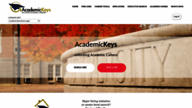 What Academickeys.com website looks like in 2024 