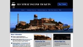 What Alcatrazislandtickets.com website looks like in 2024 