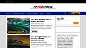 What Airinsight.com website looks like in 2024 