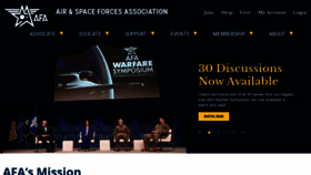 What Afa.org website looks like in 2024 
