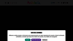 What Andalucia.org website looks like in 2024 