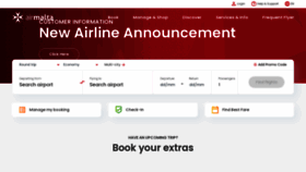 What Airmalta.com website looks like in 2024 