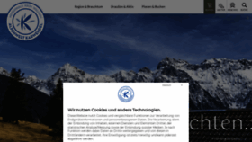 What Alpenwelt-karwendel.de website looks like in 2024 