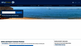 What Airlinequality.com website looks like in 2024 