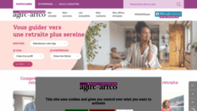 What Agirc-arrco.fr website looks like in 2024 