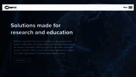 What Aarnet.edu.au website looks like in 2024 