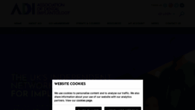 What Adi.org.uk website looks like in 2024 
