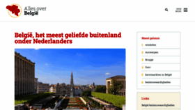 What Allesoverbelgie.nl website looks like in 2024 