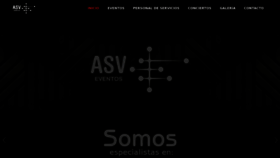 What Asveventos.com website looks like in 2024 