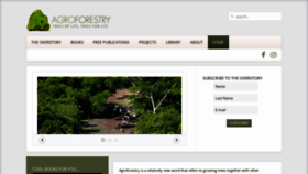 What Agroforestry.net website looks like in 2024 