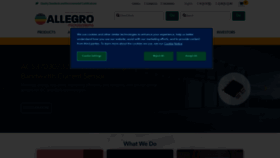 What Allegromicro.com website looks like in 2024 