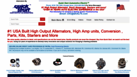 What Alternatorparts.com website looks like in 2024 