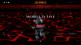 What Alora.io website looks like in 2024 