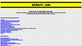 What Akdart.com website looks like in 2024 