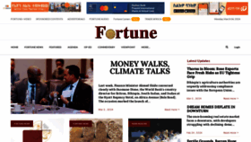 What Addisfortune.news website looks like in 2024 