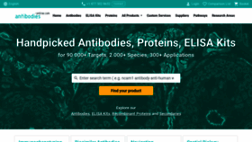 What Antibodies-online.com website looked like in 2024 (1 year ago)