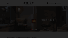 What Attika.ch website looks like in 2024 