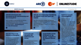 What Ard-zdf-onlinestudie.de website looks like in 2024 