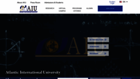 What Aiu.edu website looks like in 2024 