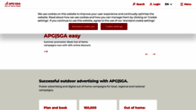 What Apgsga.ch website looks like in 2024 