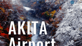 What Akita-airport.com website looks like in 2024 