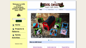 What Aokcorral.com website looks like in 2024 